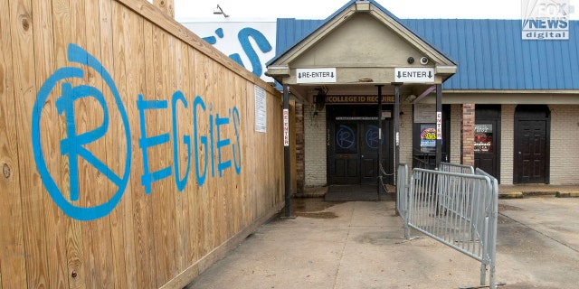 General view of Reggie’s bar in Baton Rouge, Louisiana on Tuesday, January 24, 2023. The bar is reportedly one of the last places where LSU student, Madison Morgan was seen before her death on January 15.