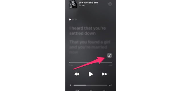 Apple Music on an iPhone