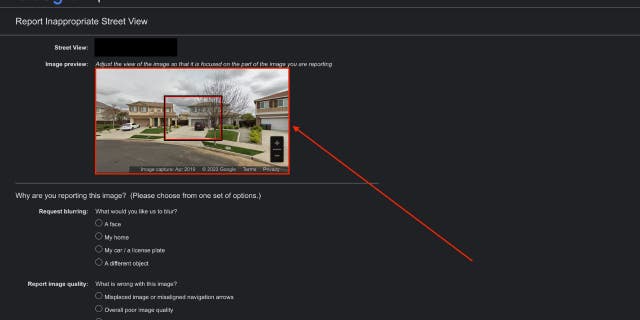 Follow these steps to remove the Google Street View images.