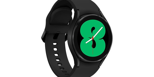 A Samsung Galaxy smartwatch.