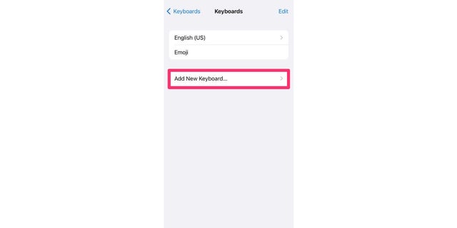 Inilah cara menambahkan keyboard baru untuk iPhone Anda.