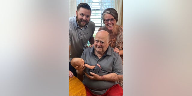 Four generations of the same family: Hody Childress (center) and daughter Tania Nix (right), grandson Eric Hody Nix (left) and grandson Bryson Nix (center) , owned by Hody Childress) in 2022.