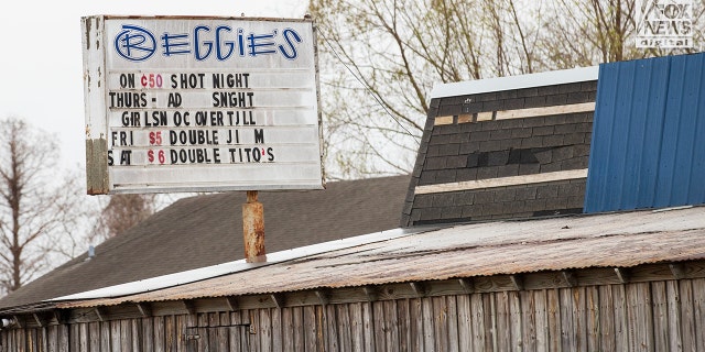 General view of Reggie’s bar in Baton Rouge, Louisiana on Tuesday, January 24, 2023. The bar is reportedly one of the last places where LSU student, Madison Morgan was seen before her death on January 15.