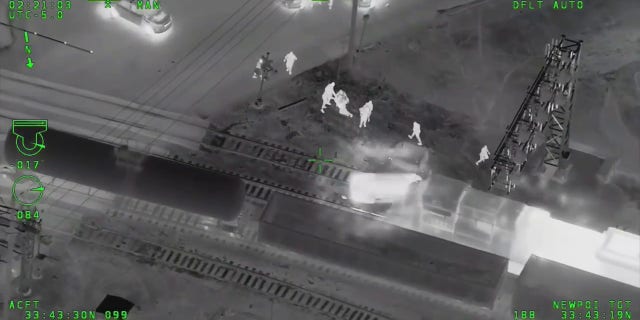 Police saved the suspect's life and placed him under arrest.