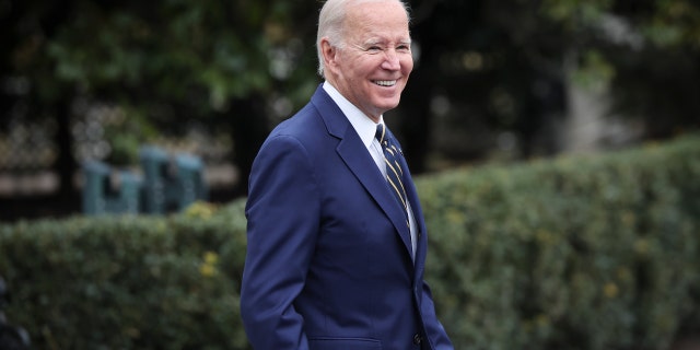 U.S. President Joe Biden departs the White House on January 19, 2023 in Washington, DC. Biden is scheduled to travel to California today to view damage caused by recent storms. 