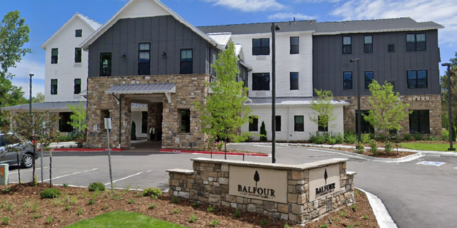 The Balfour facility at Lavender Farms in Louisville, Colorado, where Mary Jo Staub died outside the building, the lawsuit says.