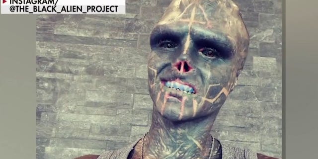 'Black alien' says restaurants refuse to serve him over his extreme appearance