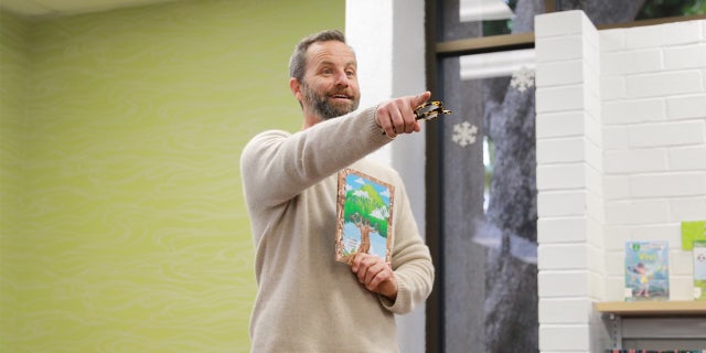 Kirk Cameron, the actor, writer and producer based in Los Angeles, has been speaking to parents and children at public libraries in cities across the U.S. and sharing pro-faith, pro-family and pro-country messages. Above, he's shown holding a copy of his book for kids, "As You Grow." 