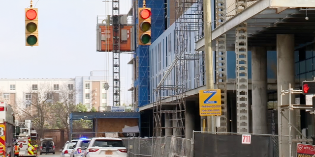 Charlotte fire said three people were killed and another two were hurt when a scaffolding collapsed at a construction site Monday morning. 