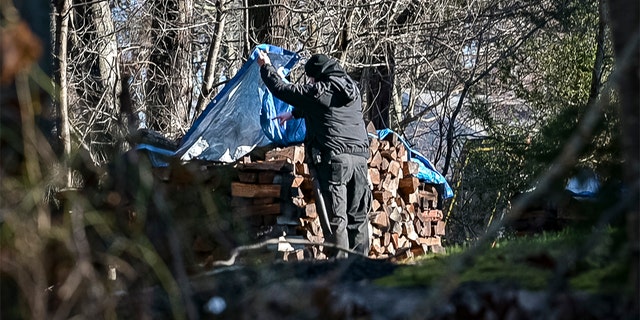 Massachusetts State Police searched the property of missing woman Ana Walshe's home in Cohasset Saturday, Jan. 7, 2023.