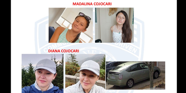 Images released Friday by the Cornelius Police Department in the search for Madalina Cojocari.