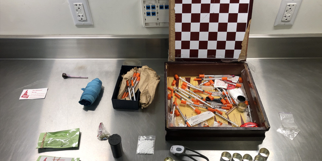 Drugs retrieved from an Idaho public encampment.