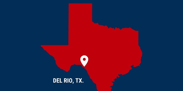 The high-speed pursuit happened in the border town of Del Rio, Texas. 