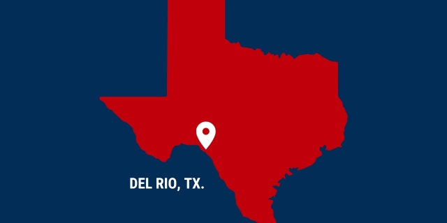 The high-speed pursuit happened in the border town of Del Rio, Texas. 