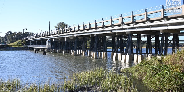 A general view of Archers Creek Bridge in Beaufort, South Carolina. Paul Murdaugh was charged with the death of 19-year-old Mallory Beach after crashing his family's boat in 2019.