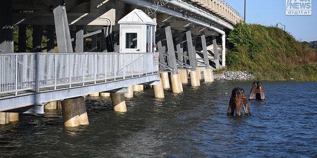 A general view of Archers Creek Bridge in Beaufort, South Carolina. Paul Murdaugh was charged with the death of 19-year-old Mallory Beach after crashing his family's boat in 2019. 