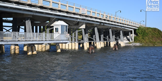 A general view of Archers Creek Bridge in Beaufort, South Carolina. Paul Murdaugh was charged with the death of 19-year-old Mallory Beach after crashing his family's boat in 2019. 