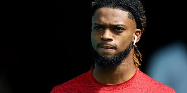 Dummer Hamlin of the Buffalo Bills before a game against the Miami Dolphins at Hard Rock Stadium in Miami Gardens, Florida on September 25, 2022.