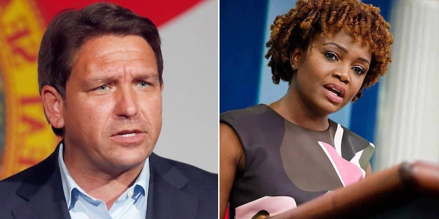 White House press secretary Karine Jean Pierre claimed that Florida Gov. Ron DeSantis wanted to "block" the study of "Black Americans" after his administration rejected the College Board's controversial AP AAS course.