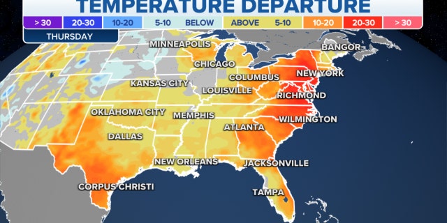 Warm temperatures are sticking around for the Northeast, Mid-Atlantic