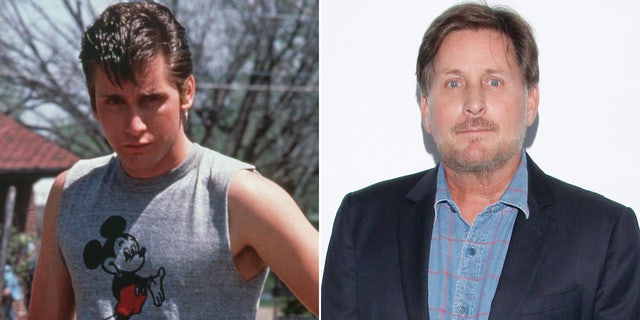 Emilio Estevez earned a spot on the "Brat Pack" along with his co-star Rob Lowe, after appearing in "The Outsiders" and "The Breakfast Club."