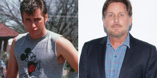 Emilio Estevez earned a spot on the "Brat Pack" along with his co-star Rob Lowe, after appearing in "The Outsiders" and "The Breakfast Club."