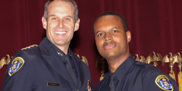A photo of Deputy Darnell Calhoun at the San Diego Police Department