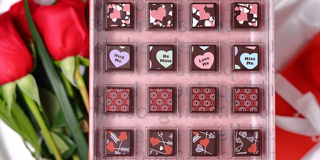 What is Valentine's Day without some chocolate? Take a look at this assortment of truffles by Delysia.