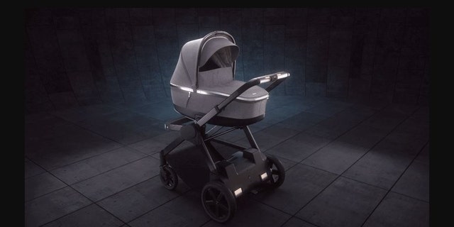 The Ella stroller is designed with baby soothing features like Rock-My-Baby mode.