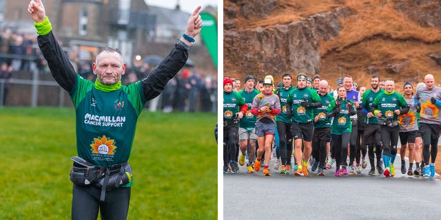 Gary McKee said his dad — whom he honored through his running — "would have been proud of what I've achieved as a fundraiser."