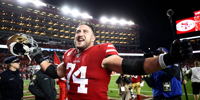 L'ancien plaqueur offensif des 49ers de San Francisco Joe Staley