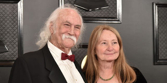 David Crosby and Jan Dance wed in 1987.