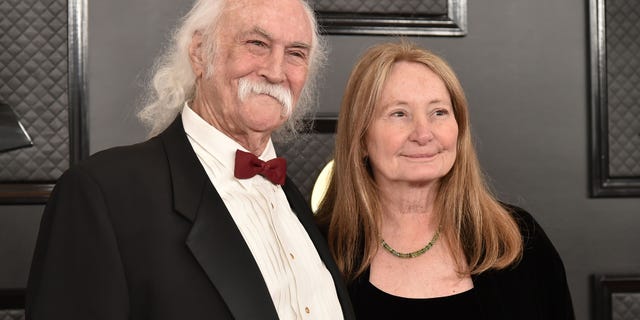 David Crosby and Jan Dance wed in 1987.