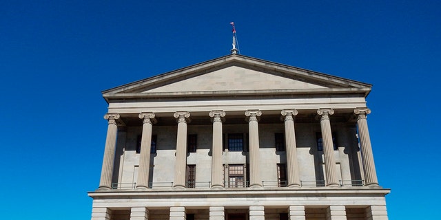 Greek Revival architecture, Tennessee State Capitol, Nashville. 