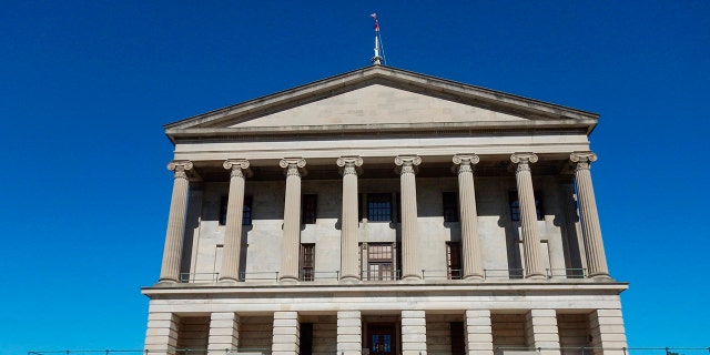 Greek Revival architecture, Tennessee State Capitol, Nashville. 