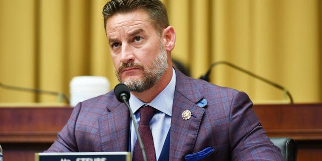 Rep. Greg Steube listens during a House Judiciary Subcommittee hearing in Washington, D.C., on July 29, 2020.