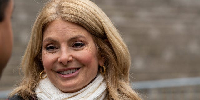 Lisa Bloom, an attorney known for advising Harvey Weinstein and the representing attorney to one of the accusers of Ghislaine Maxwell, seen at the Thurgood Marshall United States Courthouse where the trial of Maxwell is being held on November 29, 2021, in New York City. 