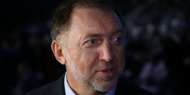 Russian billionaire and businessman Oleg Deripaska seen at the plenary session during the Saint Petersburg Economic Forum SPIEF 2022, on June 17, 2022, in Saint Petersburg, Russia. Most Western business executives and leaders will be missing from the Russia's annual economic forum amid harsh sanctions against Russian after the country's military invasion of Ukraine. 