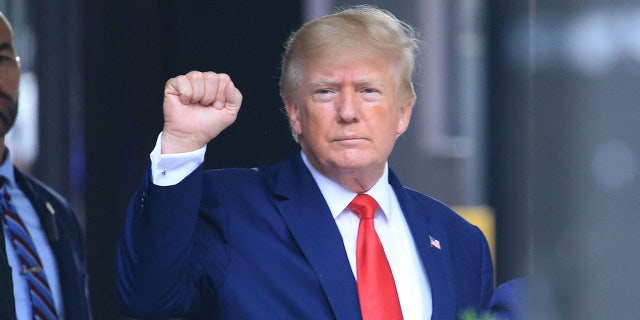 Former President Trump outside of Trump Tower in New York City Aug. 10, 2022. Trump declined to answer questions under oath in New York over alleged fraud at his family business.