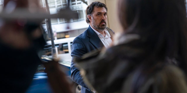 Rep. Morgan Luttrell, R-Texas, arrives in Washington, D.C. after winning his election in November.