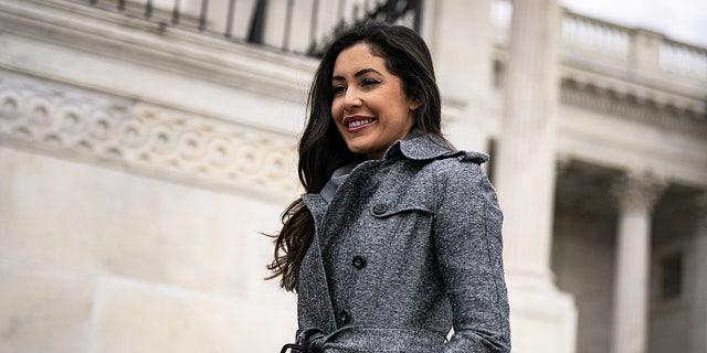 Representative-elect Anna Luna, a Republican from Florida, following a group photograph outside the US Capitol in Washington, DC, US, on Tuesday, Nov. 15, 2022.