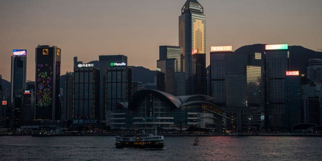 Hong Kong, China skyline