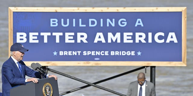 President Biden highlights his administration's economic plan to rebuild infrastructure and create jobs that do not require a four-year degree in Covington, KY, on Jan. 4, 2023. 