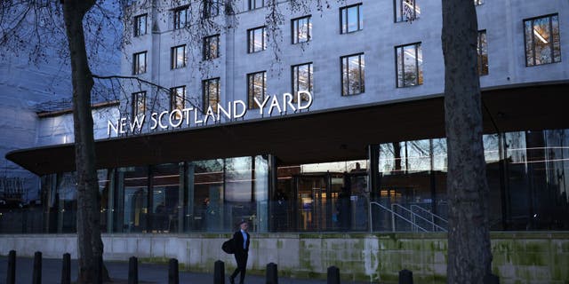 New Scotland Yard on Jan.17, 2023, in London.