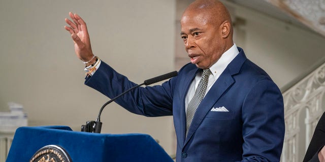 Mayor Eric Adams at New York City Hall on Jan. 17, in Manhattan. 