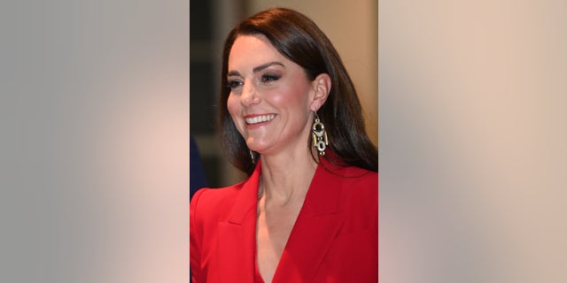 The Princess of Wales stepped out in a powerful red business suit to attend a launch event for her campaign, which focuses on the
