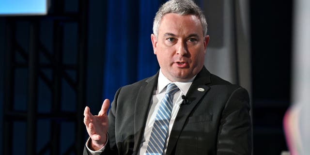 Ryan Quarles, Agriculture Commissioner, State of Kentucky, speaks onstage during the 2022 Concordia Lexington Summit - Day 2 at Lexington Marriott City Center on April 08, 2022 in Lexington, Kentucky.