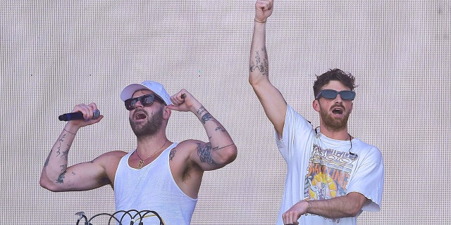 The electronic duo admitted having threesomes together earlier in their career was "weird."