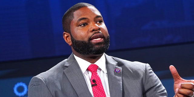 Rep. Byron Donalds, R-Fla., speaks during the Tackling the Climate Emergency at the 2022 Concordia Annual Summit on Sept. 19, 2022, in New York City.