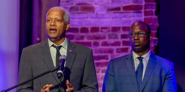 Rep. Hank Johnson, left, claimed during a House Judiciary Committee hearing in September of last year that "MAGA Republicans" descended on school board meetings similarly to the Jan. 6 Capitol riot during a committee hearing.